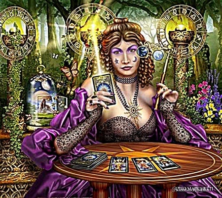 Gypsy Reading Tarot~ - tarot, fantasy, gypsy, magical