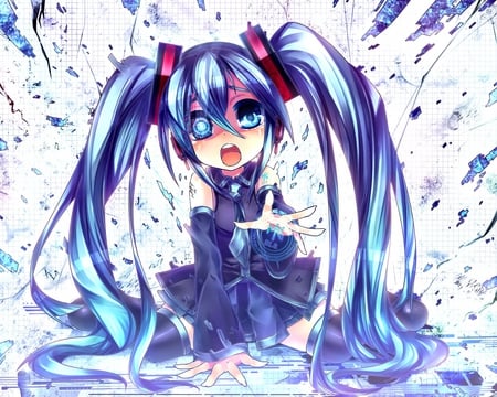 Hatsune Miku - hatsune miku, anime, vocaloid, miku