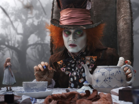 MAD HATTER - movie, alice in wonderland, tea, mad hatter