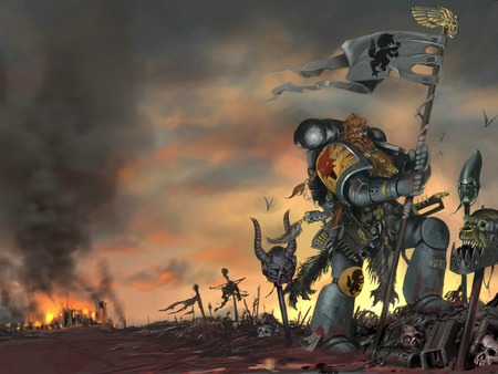 Glory in Death - warrior, fighting, video game, warhammer, hd, game, battle, war, adventure, weapon, action