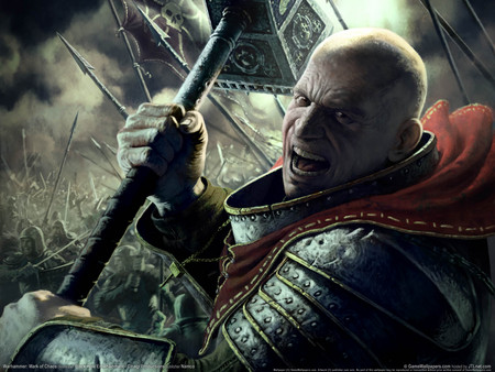 Warhammer: Mark of Chaos - game, warrior, war, fighting, warhammer, battle, fantasy, hd, weapon, action, adventure, video game