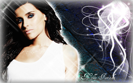 Nelly Furtado - furtado, nelly, rainbow, wallpaper