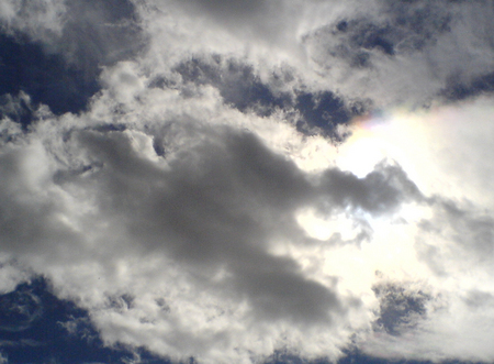 Clouds - clouds, white, blue, sky