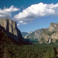 blue sky mountains