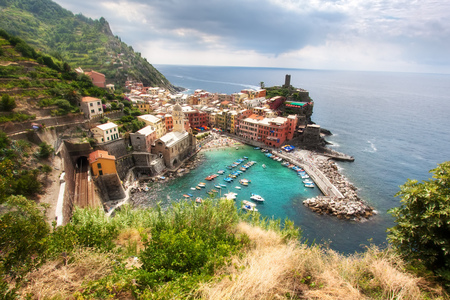 Seaside - sea, port, town, water