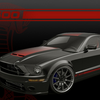 Shelby GT 500 - Black & Red