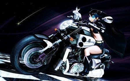 Black Rock Shooter - black rock shooter, anime, kuroi mato, coom