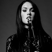 Megan Fox Black and white