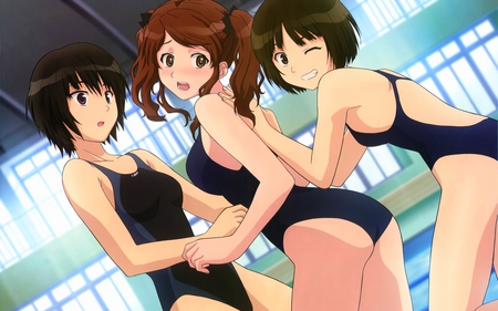 Amagami SS - nakata sae, amagami ss, anime, tachibana miya, nanasaki ai