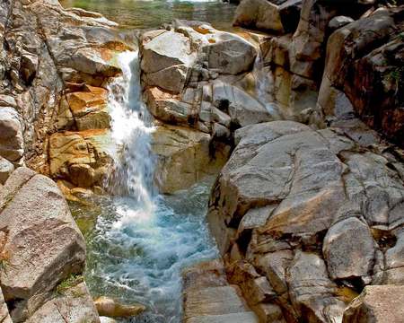 Kouga Valley Japan - water, waterfall, blue, asia, rocks