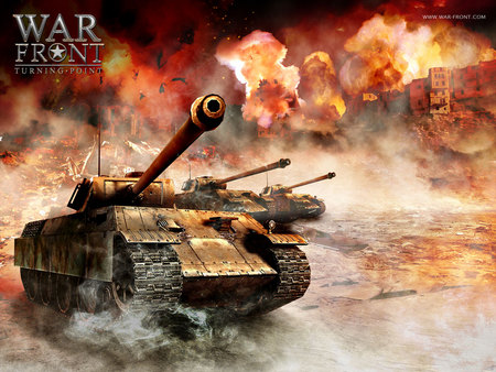 War Front - war, battle, tank, video game, war front, panzer