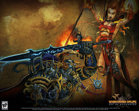 Warhammer - warrior, fighting, warhammer online, action, game, adventure