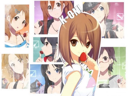 K-On! - anime, girl, yui, k-on, music, ritsu, azusa, mugi, mio