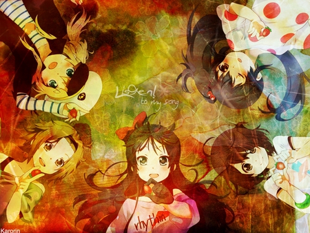 K-On! - yui, azusa, girl, k-on, anime, ritsu, mugi, mio