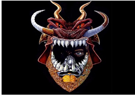 Devil Mask - gothic, devil, alchemy, mask