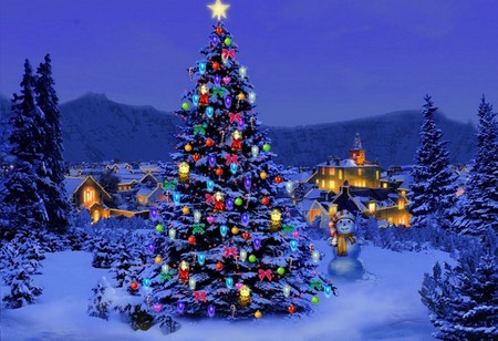 Image result for image of a beautiful christmas tree