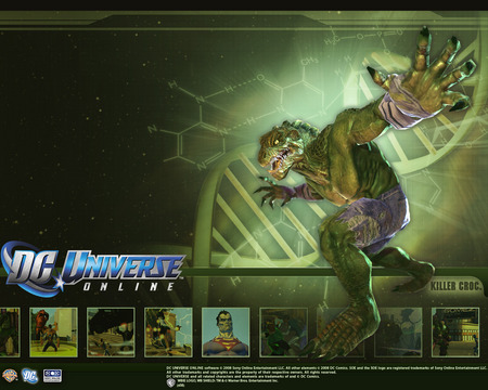 DC Universe - killer croc, online, game, dc