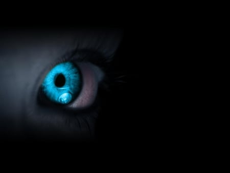 blue eye - abstract, new, cg, 3d