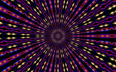 Multi Color Illusion - illusion of movement, multi color, circular burst, illusion