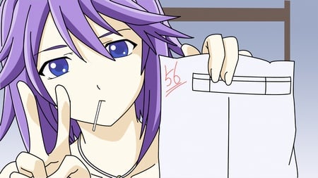 SUCCESS!!! - mizore, anime, beautiful, beauty, peace, rosario, shirayuki, cute, ice princess, purple hair, blue eyes