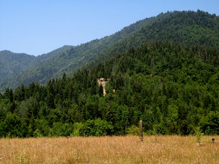 Mountains - mountains, nature, tsagveri, valley