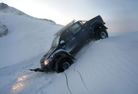 TopGear Hilux -evo - top gear, hilux, toyota, snow