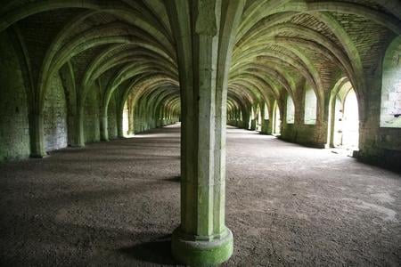 Cellarium - heritage, arch, yorkshire, england, church, abbey, medieval