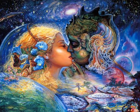 The Cosmic Kiss - united, kiss