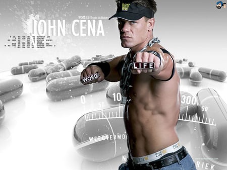 John cena - world life u hustle respect loyality