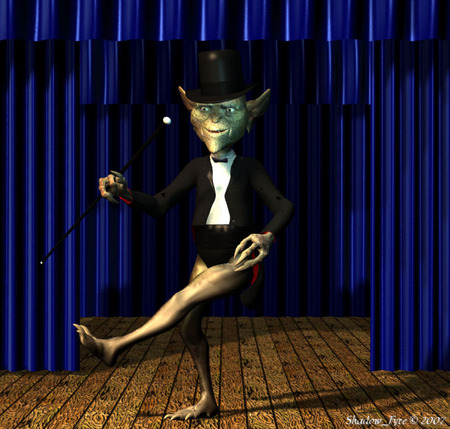 Hello My Baby Hello My Darling - creature, top hat, cane, singing, darling, song