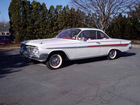 1961 Chevy Impala white - white, impala, chevy, 1961