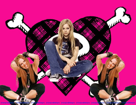 avril pink - music, rock, actresses, pink, hollywood