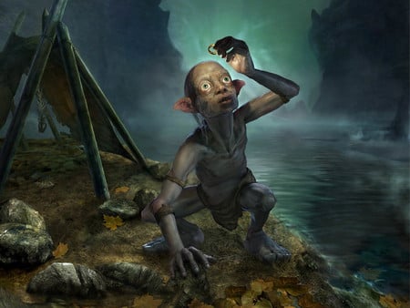 Gollum - gollum, dark, fantasy, 3d