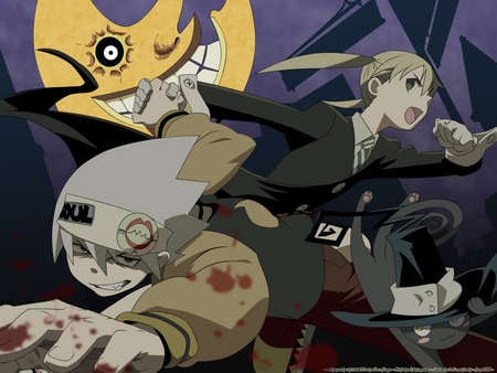 Soul,Maka and Blair - blair, soul and maka, soul eater, soul night