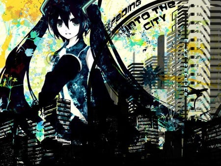 Hatsune Miku - music, vocaloid, anime, miku, girl, hatsune