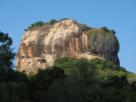 Sri Lanka - alone, rock, trees, sri lanka