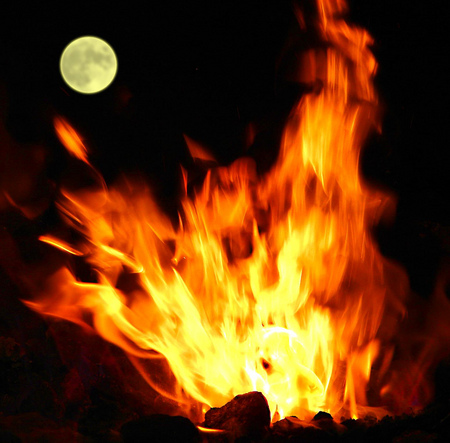 Ghost Stories - stories, moon, ghost, campfire