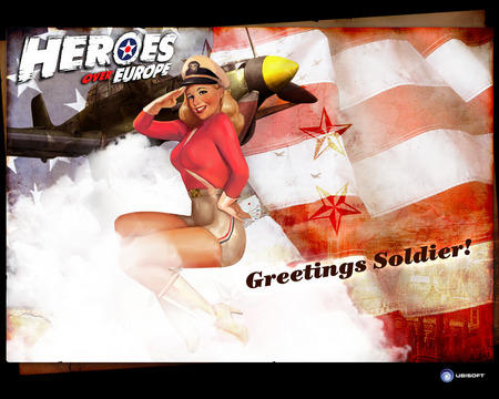 Heroes - pinup, girl, game, heroes