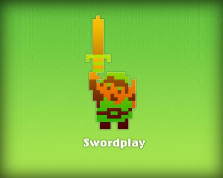 Zelda - link, sword, game, retro