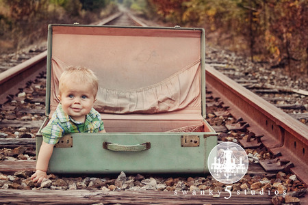 Not Funny Mom - left, packed, baby, suitcase, tracks