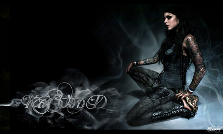 Kat Von D Smoke - smoke, tattoo, ink, kat von d