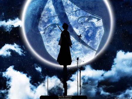 Alone in night - anime, night, rukia, bleach