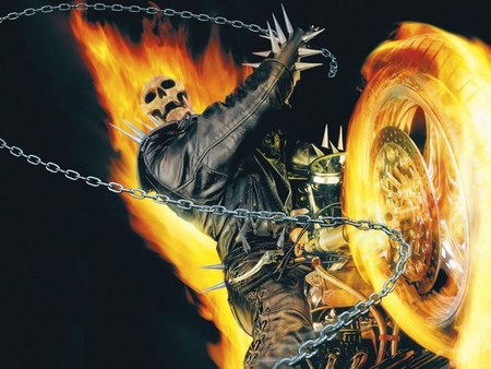 Ghost Rider - comic, fantasy, ghost rider, dark