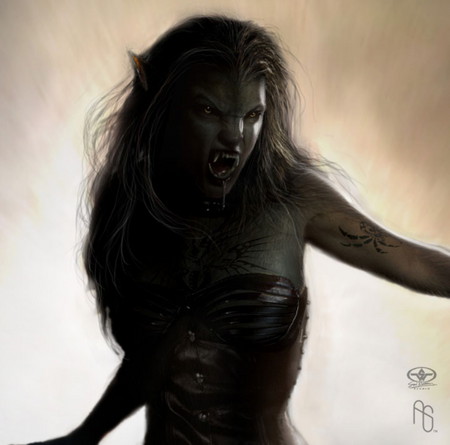 What a beast - werewolf, fantasy, wolf, demon, beast