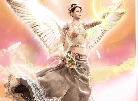 Angel - cg, fantasy, beautiful, artwork, angel