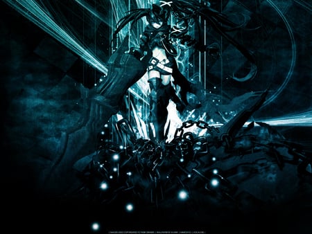 Black Rock Shooter - black, anime, vocaloid, game