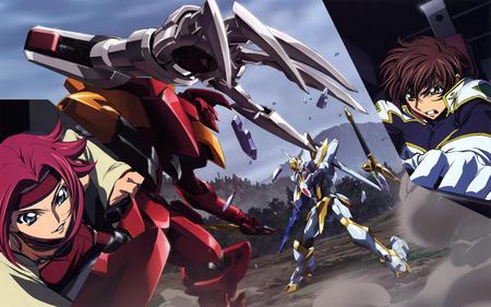 Showdown - code, anime, kallen, geass, sazuke