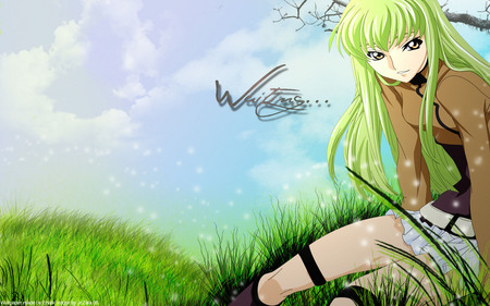 Waiting... - cute, code, cc, anime, girl, geass