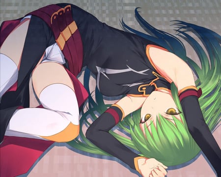 C.C - code, anime, geass, cc, girl, cute