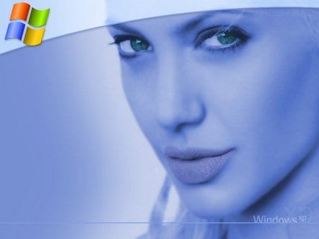 Windows xp - windows xp, software, blue, woman, face